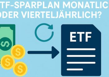 ETF-Sparplan: Monatlich oder vierteljährlich investieren? Vor- und Nachteile im Vergleich 153 ETF-Sparplan
