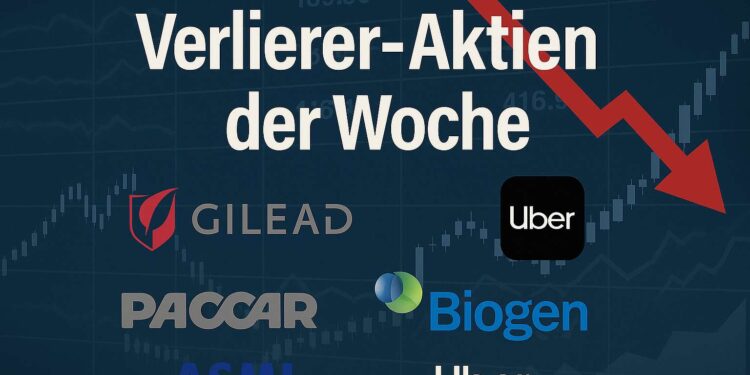 Verlierer-Aktien der KW 29: Diese Titel verloren am stärksten