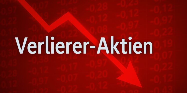 Verlierer-Aktien der Woche: Diese 20 Titel gerieten unter Druck